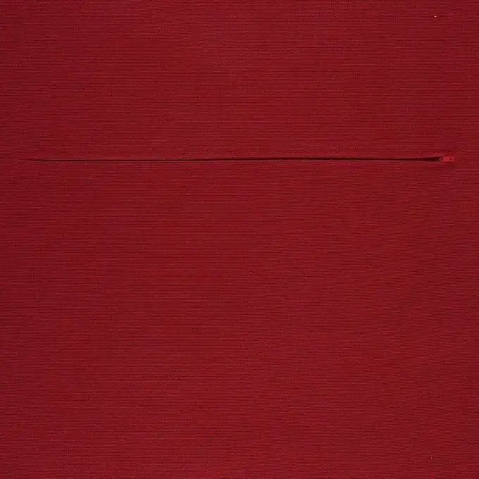 Fodera cuscino rossa con zip