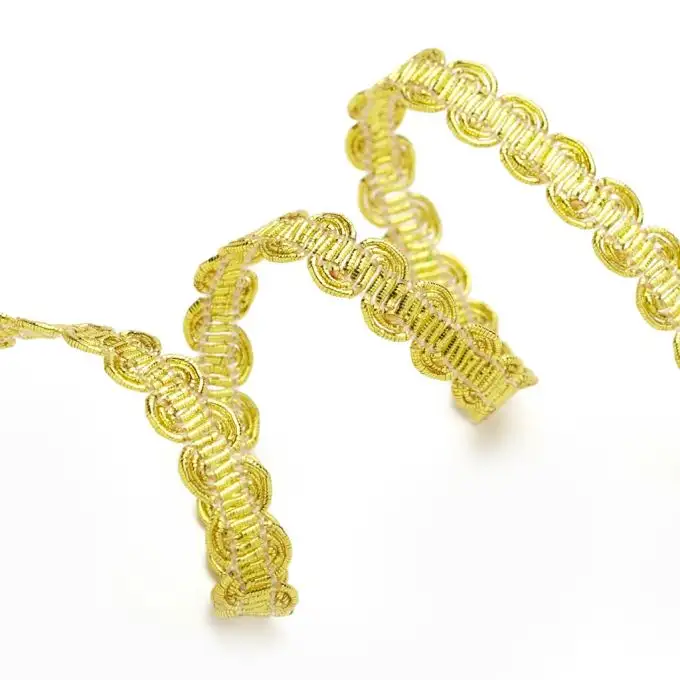 Gallone dorato 10 mm