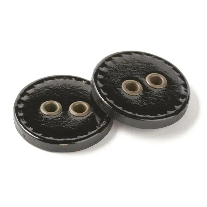 Pulsanti in vinile Ø35mm - Nero