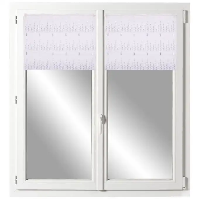 Tendaggio modulabile organza ricamato 59cm