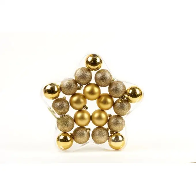 Set di 20 sfere oro 5cm