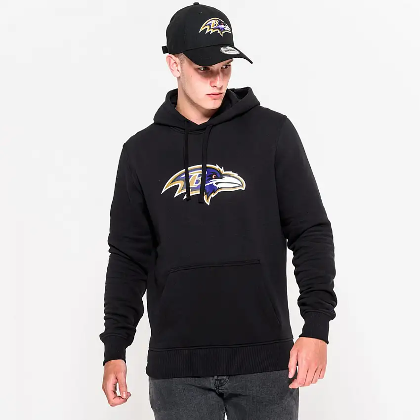 Sweat  capuche New Era avec logo de l'équipe Baltimore Ravens