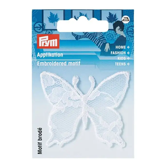 Applicazione termoadesiva farfalla pizzo