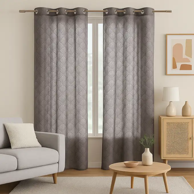 Ventaglio grigio trasparente