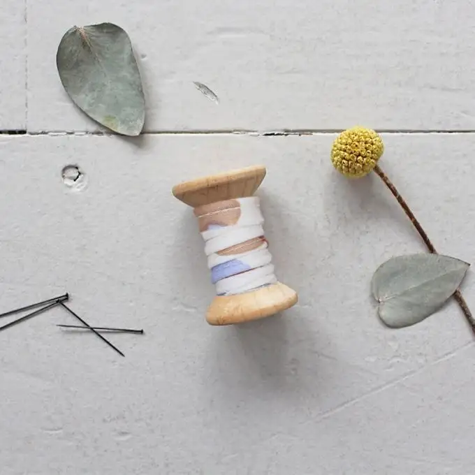 Passamaneria viscosa Granito avorio - Atelier Brunette