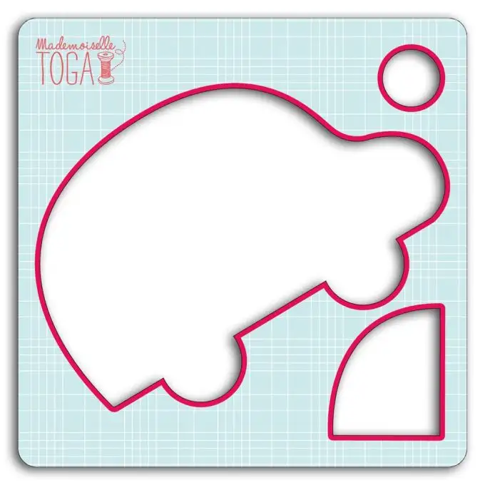 Stencil cucito forma auto