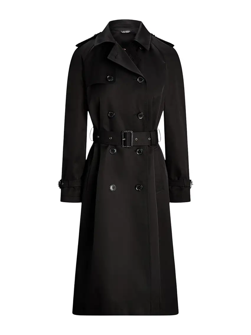 LAUREN RALPH LAUREN Trench Donna BL DB W NS44-LINED-COAT 297951259 001 BLACK
