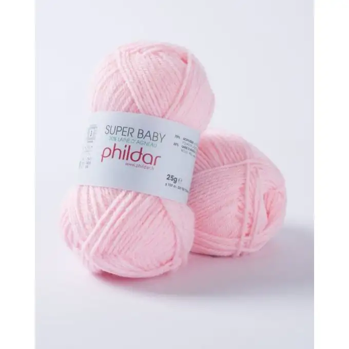 Palla di filato Super Baby rosa - Phildar