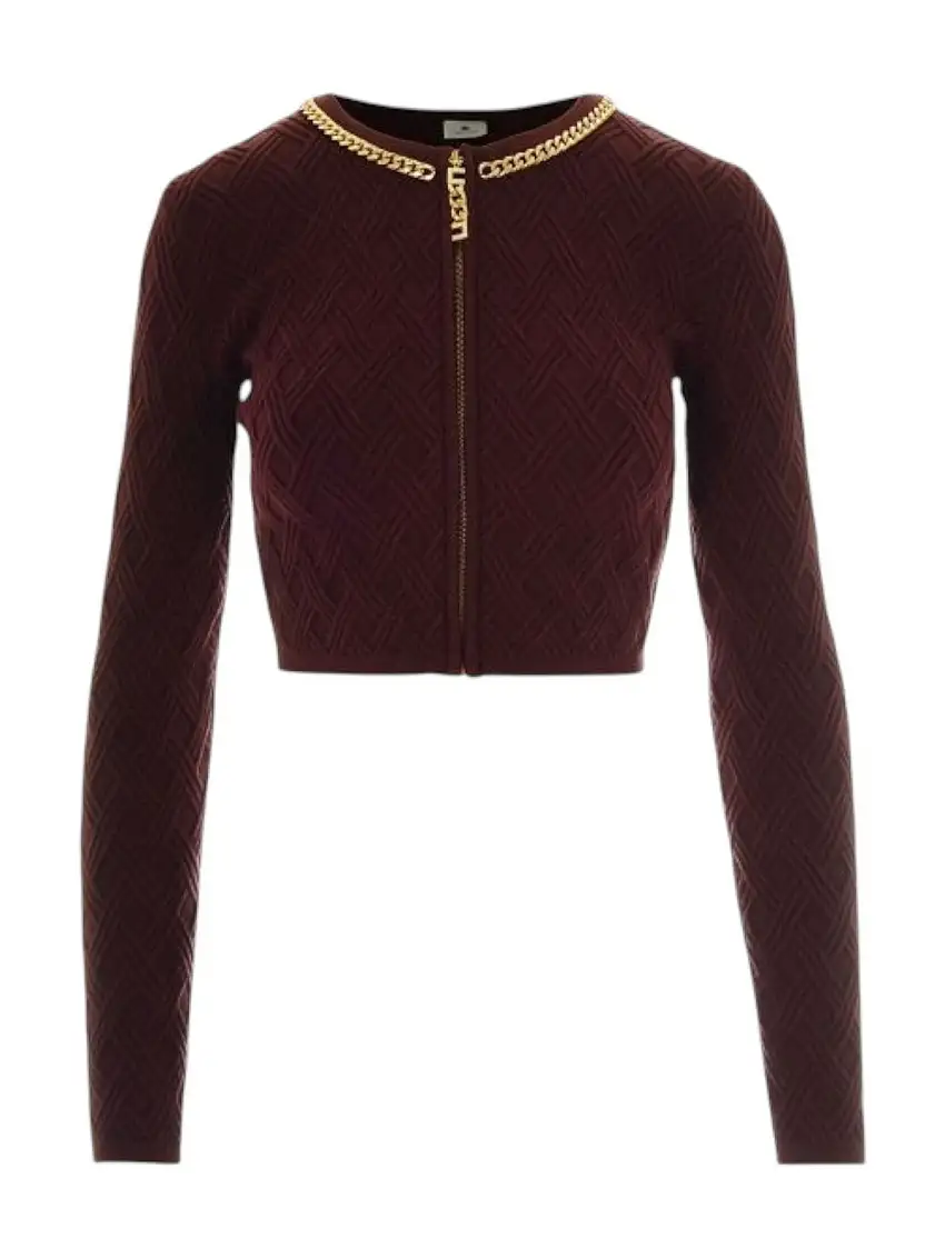 ELISABETTA FRANCHI Women's Sweater MK29B56E2 EA4 MERLOT