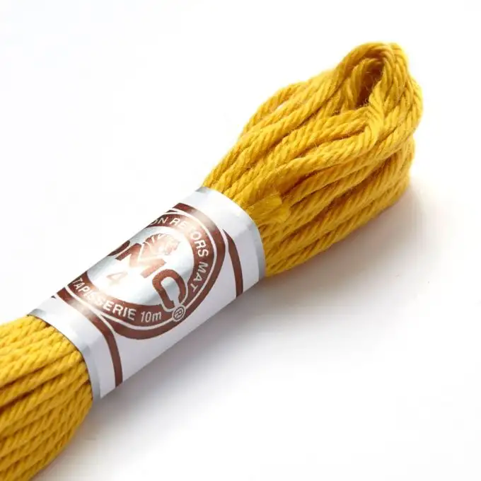 Filo da ricamo ritorto opaco giallo arancio - COL 2575