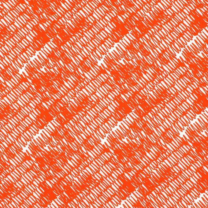 Tessuto popeline cotone tratti arancioni