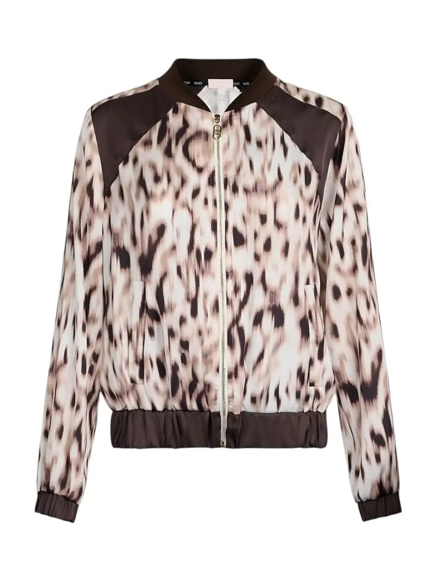 LIU JO SPORT Felpa Donna TA5197TS964 M9064 Natural beige/moro