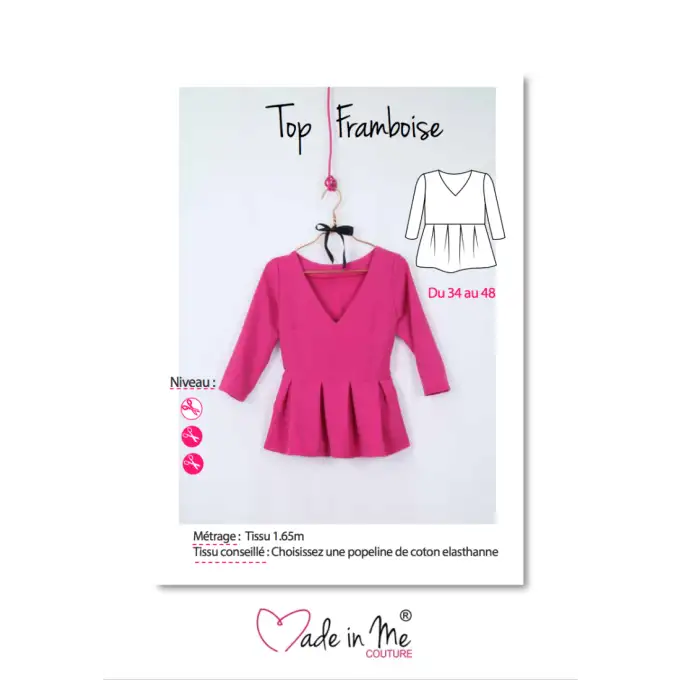 Top termoadesivo fantasia