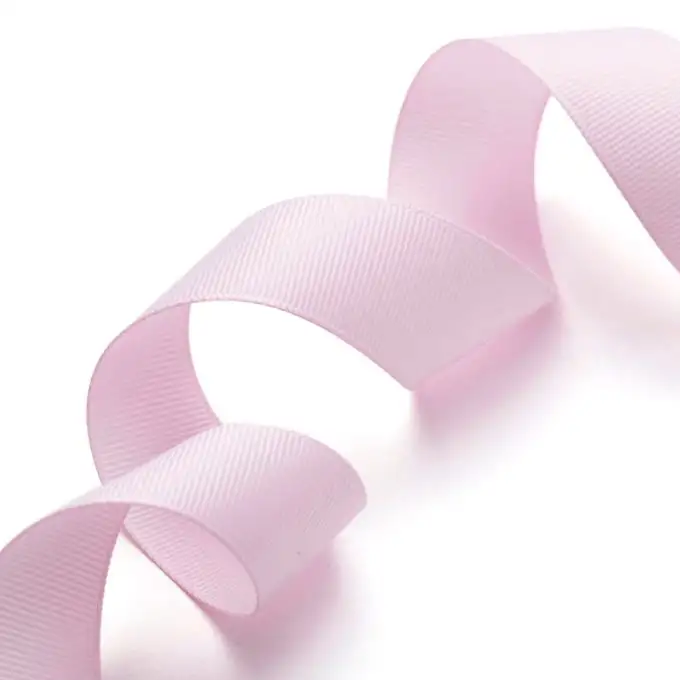 Nastro gros grain rosa pallido 25mm