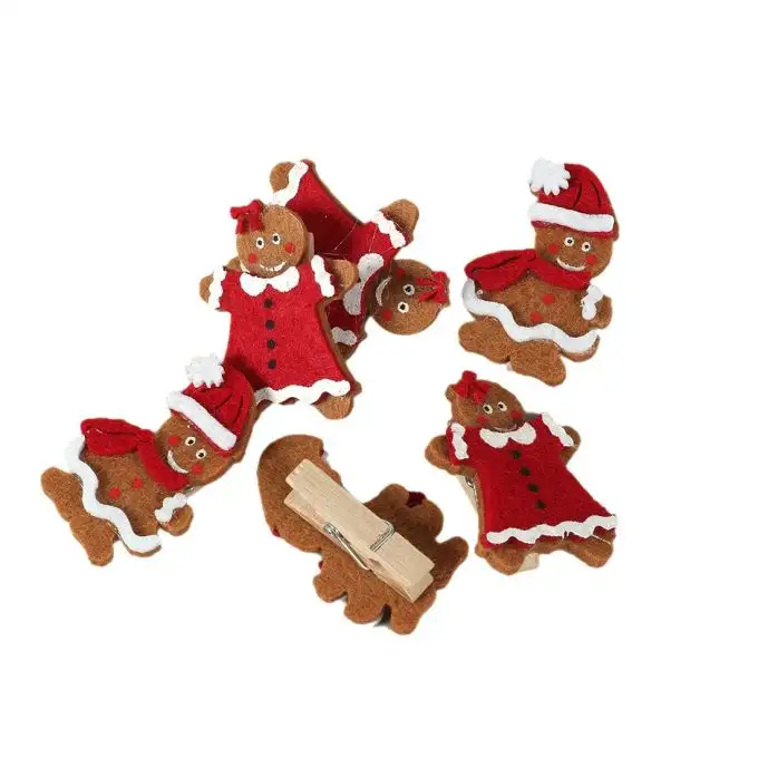 Clip porta pan di zenzero 5 cm