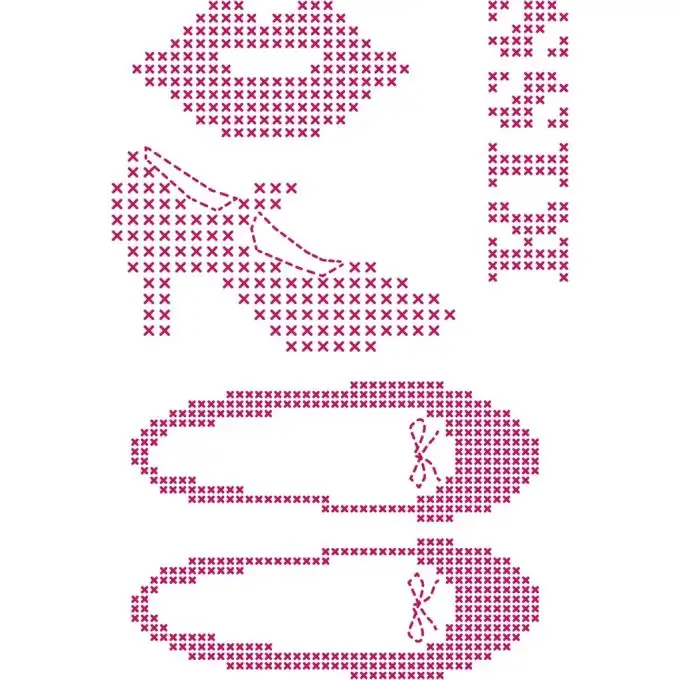 Modello di ricamo motivo ballerine Custom By Me