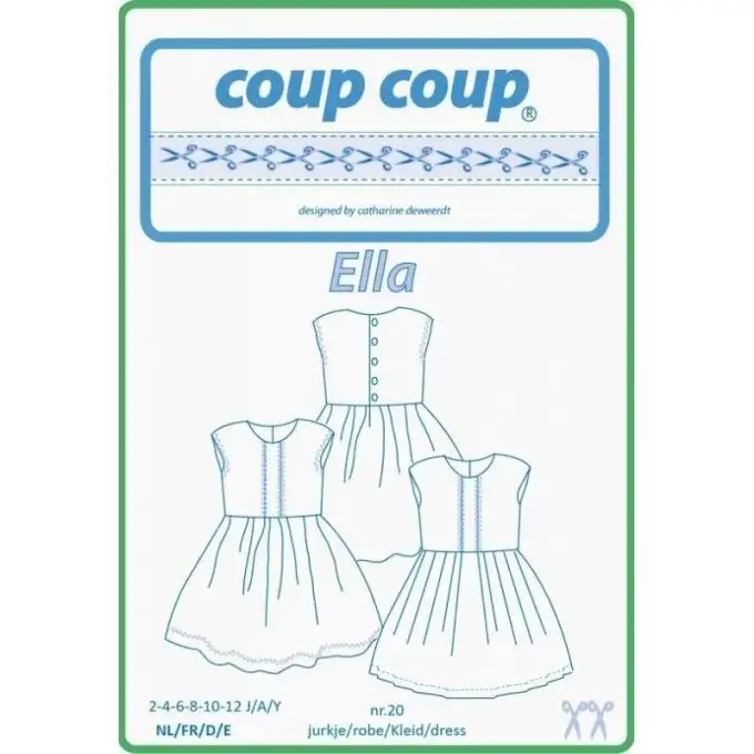 Modello abito elegante bambina Ella