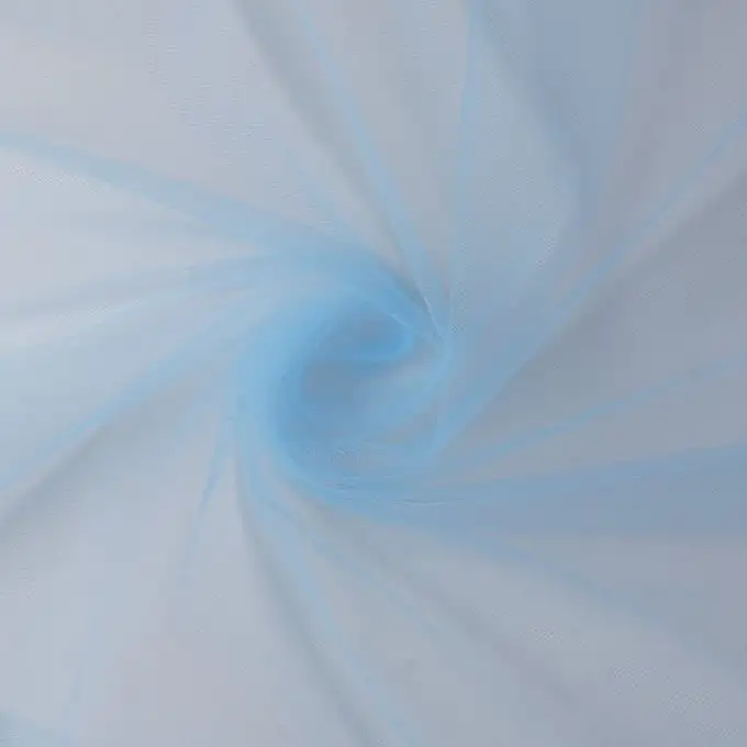 Velo tulle matrimonio 300 cm azzurro cielo