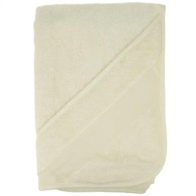 Asciugamano con cappuccio per bambino ecru