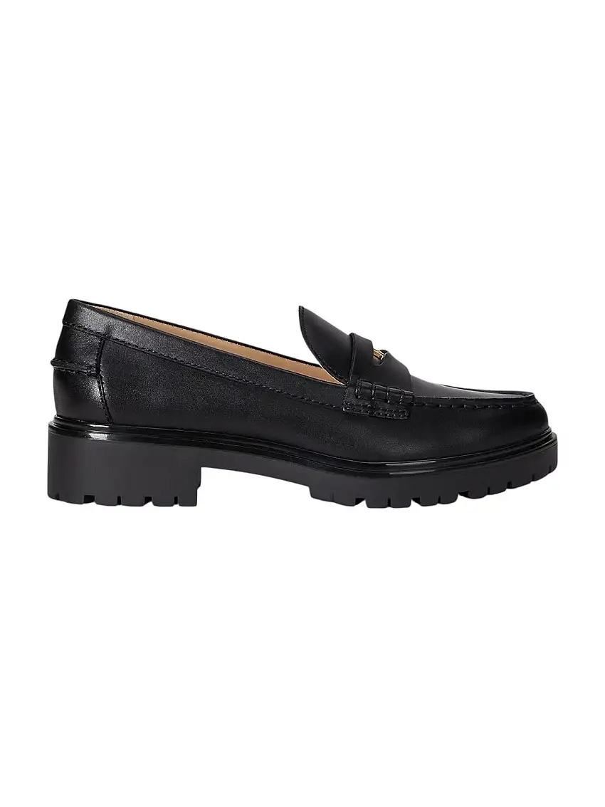 LAUREN RALPH LAUREN Mocassino Donna MARLI-FLATS-LOAFER 802967752 001 BLACK