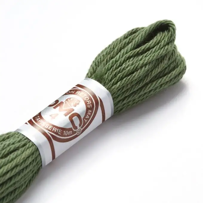 Filo da ricamo ritorto opaco verde - COL 2856