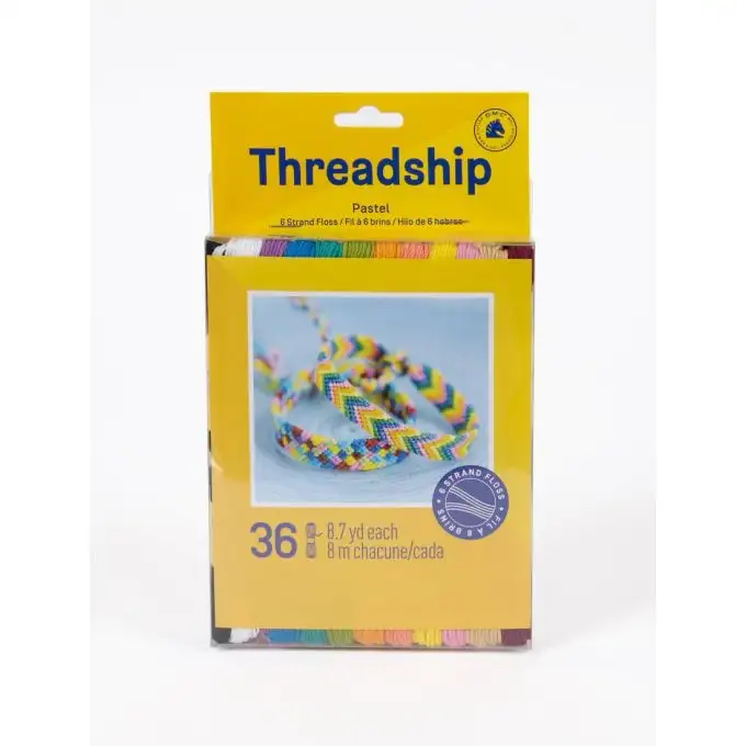 36 matasse per bambini artigianato pastello