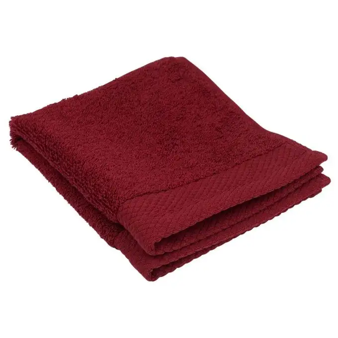 Asciugamano ospite bordeaux