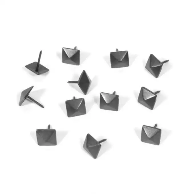 50 chiodi da tappezziere quadrati 12 mm canna fucile