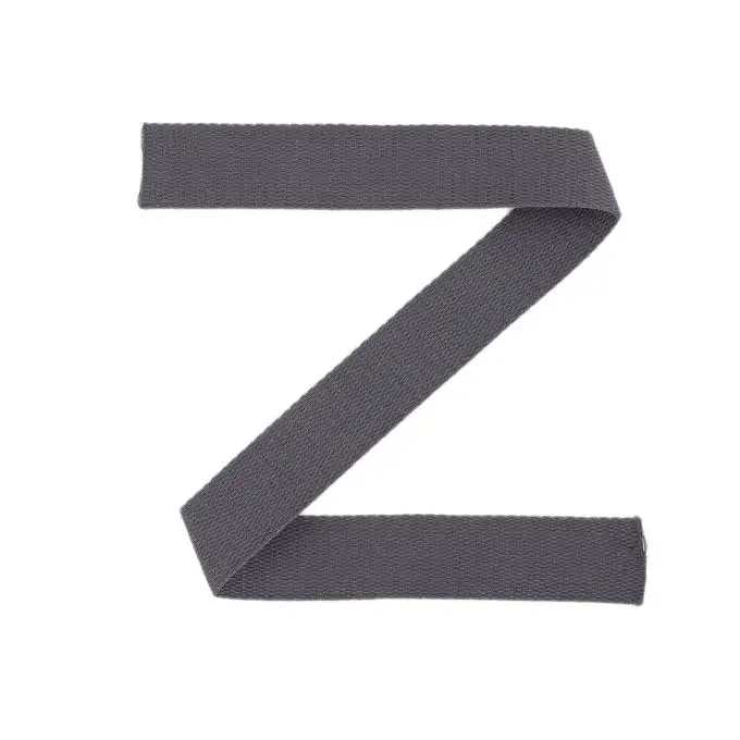 Cinturino cotone grigio scuro 30 mm