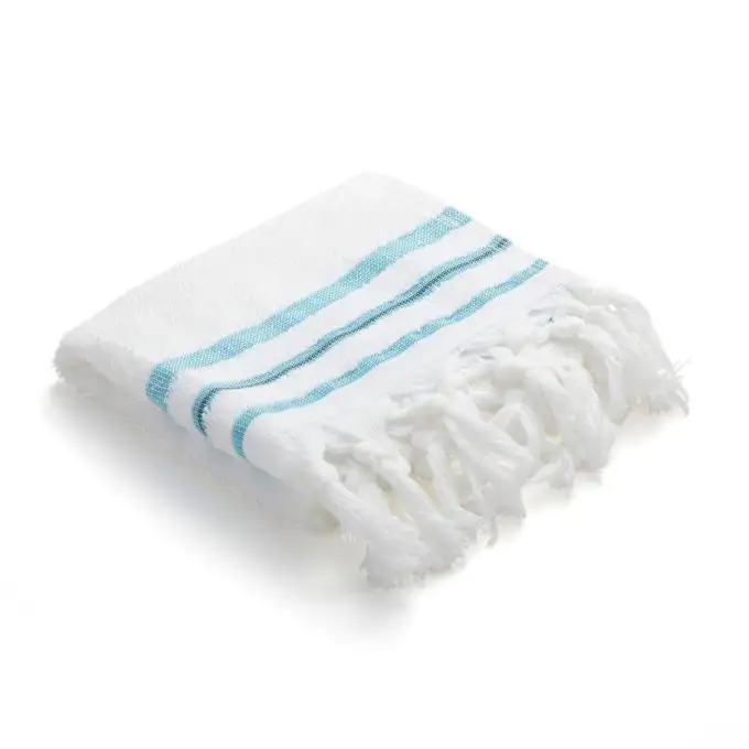 Asciugamano ospite hammam bianco laguna