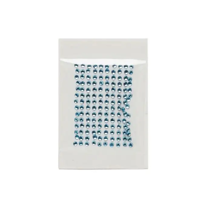 Strass termoadesivo blu