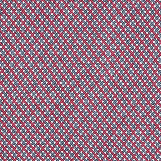 Tessuto popeline cotone fili bicolori