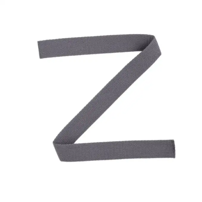 Cinturino cotone grigio scuro 23 mm