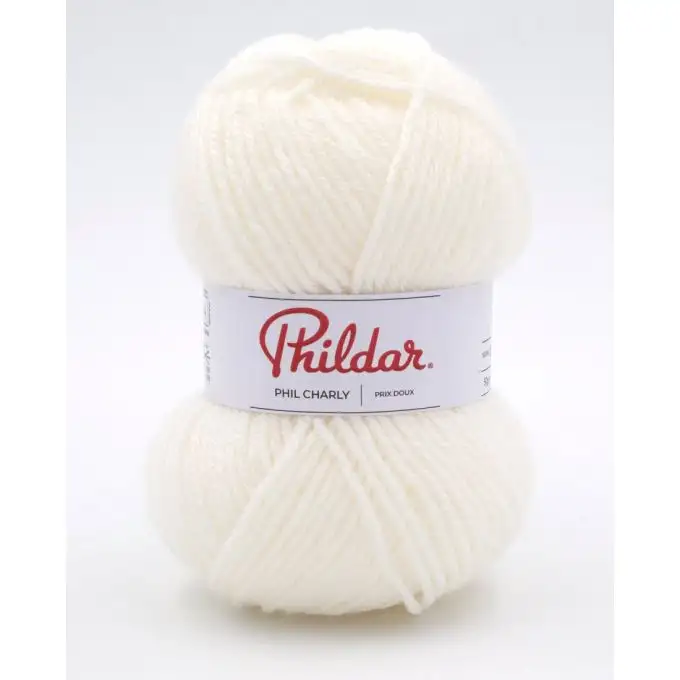 Palla di filato per maglieria charly gesso - Phildar