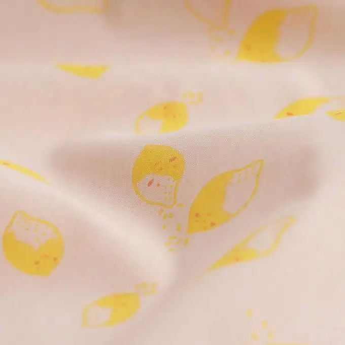 Popeline cotone limoni