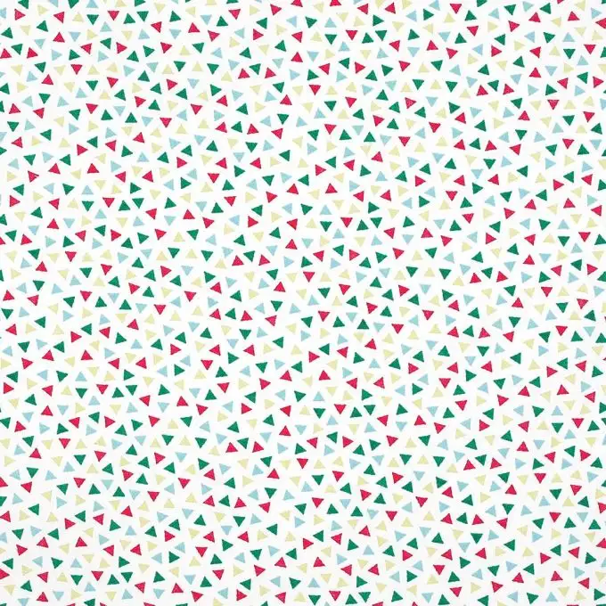 Tessuto triangoli multicolori