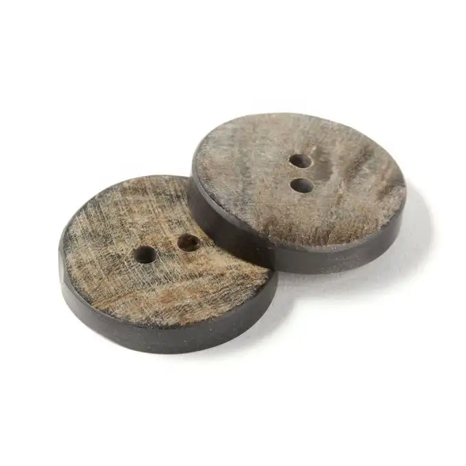 Pulsanti in corno Ø35mm - Naturale