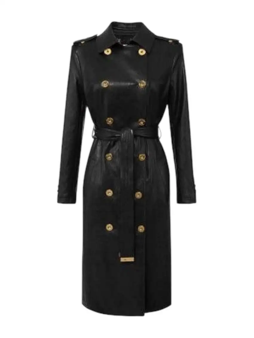 ELISABETTA FRANCHI Women's Coat SP00256E2 110 Black