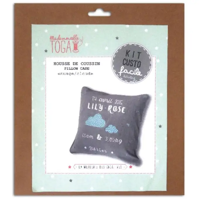 Kit personalizzazione copertura cuscino nuvola