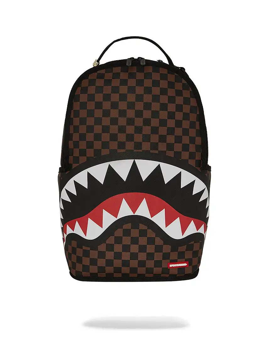 SPRAYGROUND Zaino Unisex adulto INVERTED SHARK POCKET BACKPACK 910B7342NSZ MARRONE/VIOLA