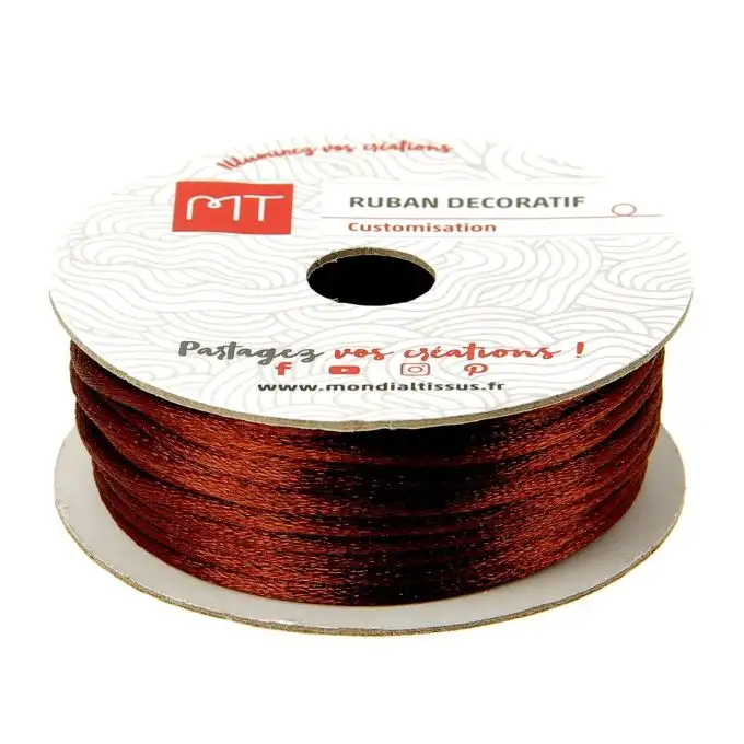 Bobina coda di topo marrone 2 mm