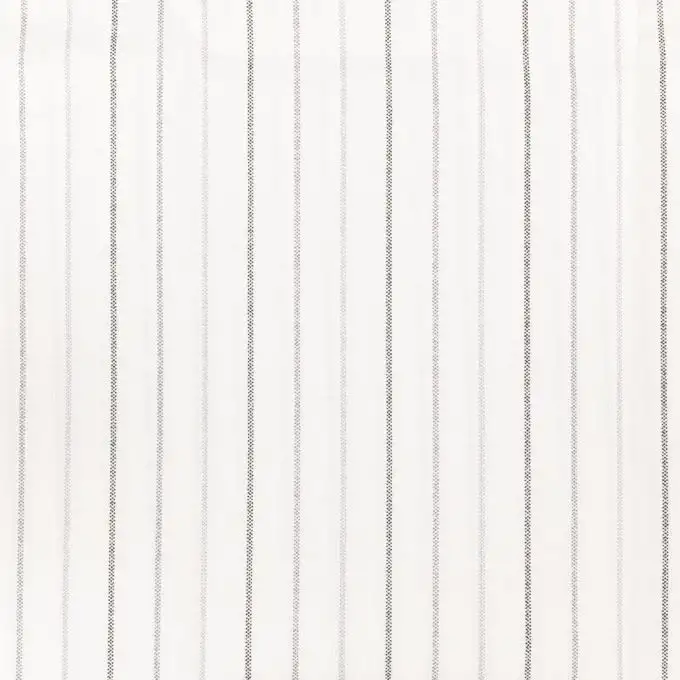 Campione strisce grigie e nere su fondo ecru