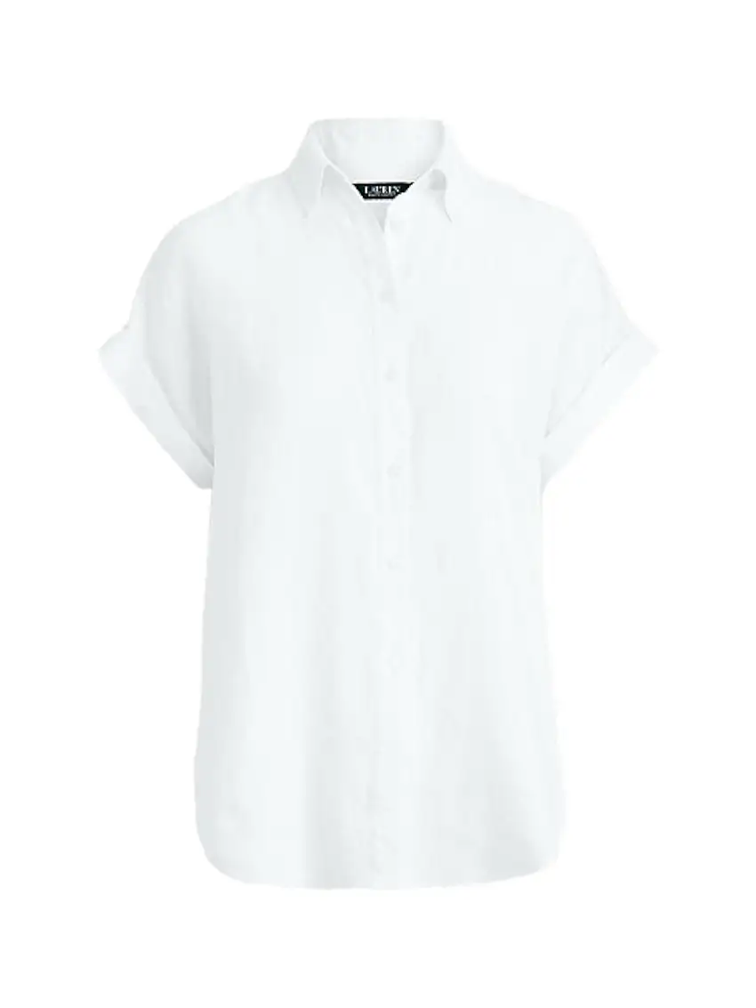 LAUREN RALPH LAUREN Women's Shirt 200699152 001 White