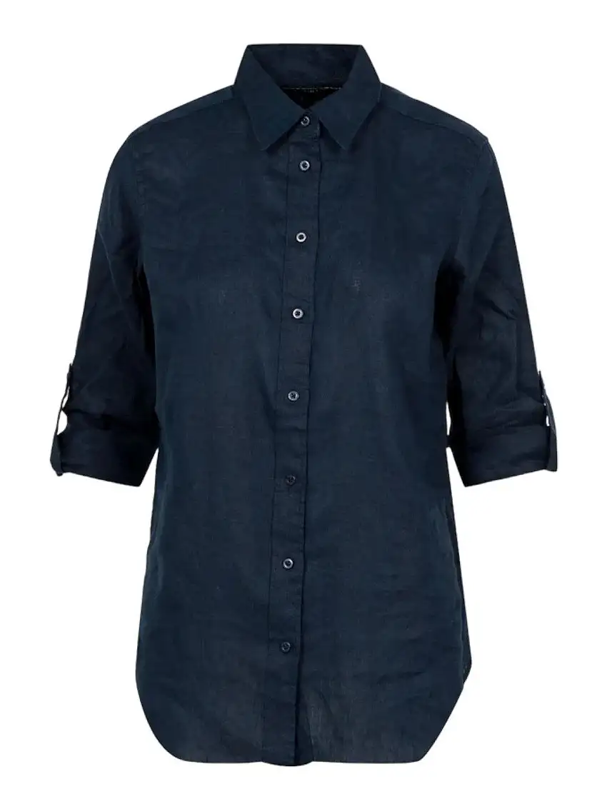 LAUREN RALPH LAUREN Women's Shirt Karrie 200782777 003 Blue