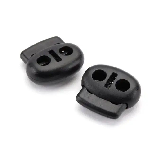 Fermacavo ovale 2 fori plastica