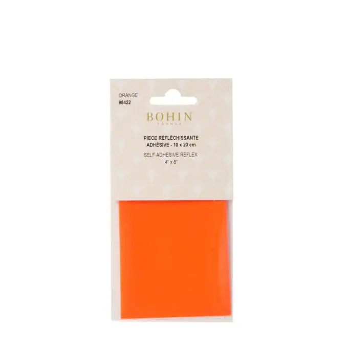 Adesivo riflettente arancione Bohin