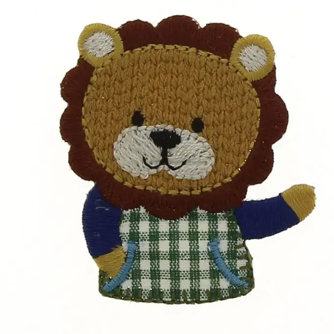 Adesivo termico leone carino