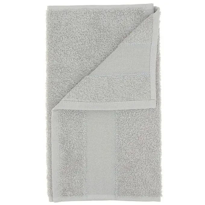 Asciugamano ospite da ricamare grigio