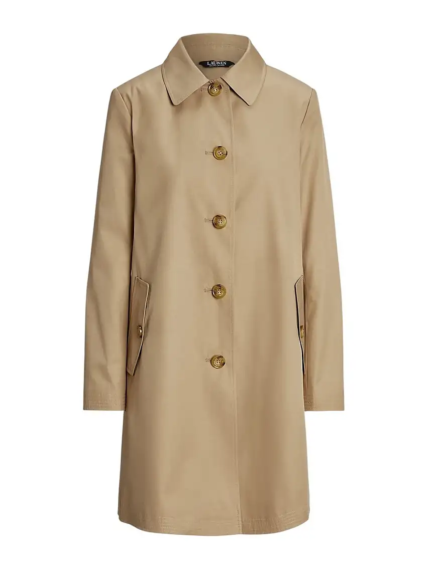 LAUREN RALPH LAUREN Trench Donna "SB RN 34""-LINED-COAT" 297967121 002 BIRCH TAN