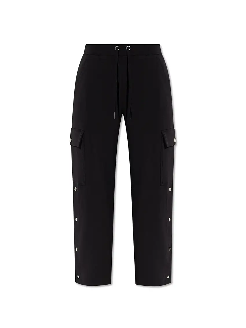 MICHAEL KORS Pantalone Donna SNAP DETAIL CARGO PANT MT530VOE45 001 BLACK